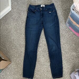 PAIGE Dark Indigo Women's Verdugo Ankle Skinny Jeans